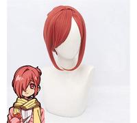 Perruque de Cosplay Hanako-kun Mitsuba liée aux toilettes perruque de cheveux synthétiques Orange Style queue de cheval Costume de fête d'halloween perruques de jeu Pelucas