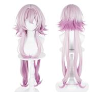 Perruque de cosplay Honkai Star Rail pour personnage, idéale pour événements de cosplay, expositions d'animes, fêtes et Halloween (Evernight)