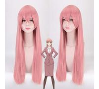 Perruque de cosplay Narumi Momose - Longue - Pinkwotakoi - L'amour est dur pour Otaku Wotaku NI Koi WA Muzukashii - Cheveux synthétiques - Avec bonnet de perruque