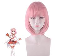Perruque de cosplay Princess Link Re:Dive Kusano Yui Princess Pink