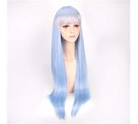 Perruque de Cosplay REM de couleur graduée ou perruques de Cosplay de RAM Re: zéro commencer la vie dans un autre monde Costume perruque longue perruques de cheveux raides DM690 1