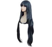 Perruque de cosplay, Shikimori's Not Just a Cutie Kyou Nekozaki Cosplay Wig, longue perruque verte, avec bonnet de perruque gratuit, costume d'Halloween, pour Noël Carnaval Party