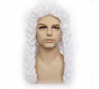 Perruque de Cosplay synthétique bouclée Judge pour fille et femme