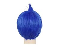Perruque de Cosplay synthétique for hommes, 1 pièce, perruque feu, Costume chaleur avare, jaune, Orange, flamme, film d'anime(Joy Wig)