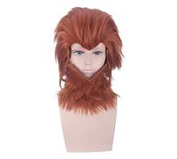 Perruque de cosplay synthétique Journey To The West Monkey Anime pour fête d'Halloween