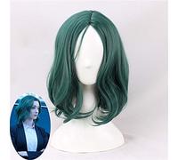 Perruque de Cosplay verte Emma Dumont le doué Polaris Polaris/Emma Noelle Roberts perruque de cheveux courte en fibre haute température