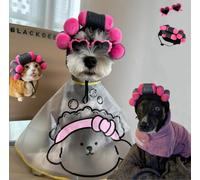 Perruque de Costume de Chien Mignon pour Cosplay, Cheveux bouclés pour séance Photo, Perruque réglable pour Halloween, Noël, fêtes, Festivals, pour Chiens de Petite, Moyenne et Grande Taille