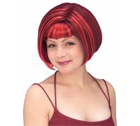 Perruque De Costume Rouge Pour Adulte Devil Diva
