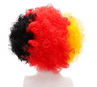 Perruque de Déguisement Allemande - Coupe du Monde - Accessoires de Cheveux