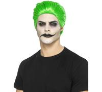 Perruque De Déguisement Halloween Style Joker Astucieux Verte