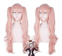 Perruque de déguisement pour Halloween, fête de Noël, animation Rondo Enoshima Dunko Sakura rose fendue Cosplay perruque