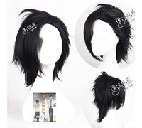 Perruque de déguisement pour Halloween, fête de Noël, aussi longtemps que vous dites que vous aimez moi, Kurosawa Yamato Queue allongée Anti-bouclée Cosplay Perruque 120