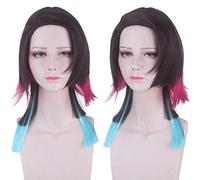 Perruque de déguisement pour Halloween, fête de Noël, cosplay, lame, rêve, cauchemar multicouche, dégradé une pièce