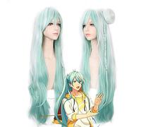 Perruque de déguisement pour Halloween, fête de Noël, fête de rêve, festival, jour, arbre, veau dégradé, 80 cm, perruque Anime Cosplay