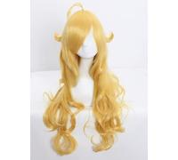 Perruque de déguisement pour Halloween, fête de Noël, Rwby.Yang Xiao longue jaune Anime perruque 004