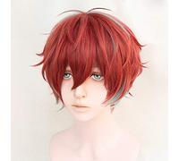 Perruque de haute qualité Division Rap Battle Hypnose Mic Doppo Kannonzaka Cheveux synthétiques résistants à la chaleur Cosplay Costume Perruque + bonnet de perruque