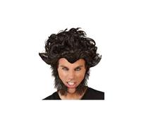 ATOSA perruque brune décoiffée halloween