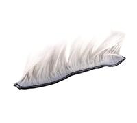 Perruque de moto Skinhead - Casque punk - Pour costume - Gris