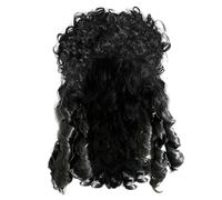 Perruque de pirate longue et bouclée pour homme, déguisement de pirate, pour Halloween, cosplay, fête, Halloween.