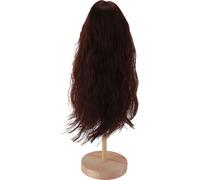 perruque de poupée 1/4,Perruque de poupée à boules 1/4,Perruque de poupée à boules,Perruque de poupée à cheveux longs bouclés,Perruque de poupée DIY