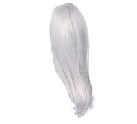 Perruque de Poupée Articulée à Balle, Perruque de Poils Poupée Wig DIY POUPLE POUPLE 1/3 BALL GOSEDED CENTRE COLL (Gris argenté)