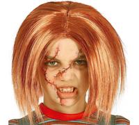 Perruque De Poupée Tueur Halloween Pour Enfant Auburn Type Chucky