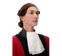 Perruque de Qualité Homme Théâtre Baroque Lord Noble Braun Mélange