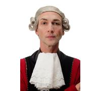Perruque de Qualité Homme Théâtre Baroque Lord Noble Gris F2588