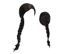 Perruque de sorcière - Postiches réalistes et accessoires de fête | Perruque noire pour adultes comme costume de fête, pour les fêtes, les événements, les vacances, les festivals, le carnaval, la