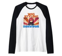 Perruque de survivant Cosplay Humour pour Anime, Manga, Comics Manche Raglan