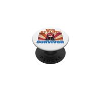Perruque de survivant Cosplay Humour pour Anime, Manga, Comics PopSockets PopGrip Adhésif
