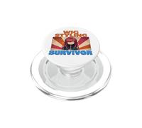 Perruque de survivant Cosplay Humour pour Anime, Manga, Comics PopSockets PopGrip pour MagSafe