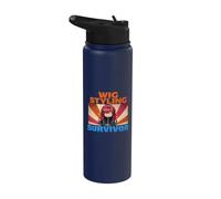 Perruque de survivant Cosplay Humour pour Anime, Manga, Comics Stainless Steel Insulated Water Bottle