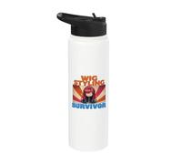 Perruque de survivant Cosplay Humour pour Anime, Manga, Comics Stainless Steel Insulated Water Bottle