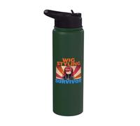 Perruque de survivant Cosplay Humour pour Anime, Manga, Comics Stainless Steel Insulated Water Bottle