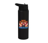Perruque de survivant Cosplay Humour pour Anime, Manga, Comics Stainless Steel Insulated Water Bottle