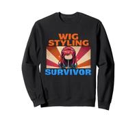 Perruque de survivant Cosplay Humour pour Anime, Manga, Comics Sweatshirt