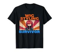 Perruque de survivant Cosplay Humour pour Anime, Manga, Comics T-Shirt