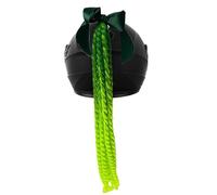 Perruque de Tresses de Casque avec Ventouse Amovible Tresses Queue de Cheval Dégradée à plusieurs brins Accessoire de Casque Moto 63 CM