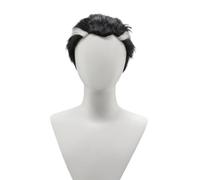 Perruque De Vampire Pour Hommes Adultes, Perruque Synthétique Courte Et Lisse, Perruque De Fête D'anime, Costume D'halloween