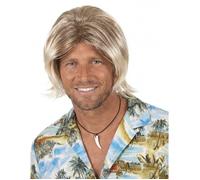 DEGUISE TOI - Perruque blonde surfeur homme - Perruque - Taille Unique - Blond - Accessoires pour déguisement - Cheveux synthétiques - - Carnaval