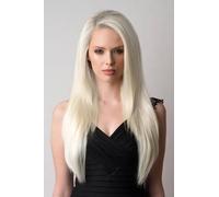 Perruque demi-tendre blonde platine lisse : Shannon platinum blonde #1001