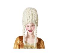 Perruque d'époque Blanc Cheveux bouclés