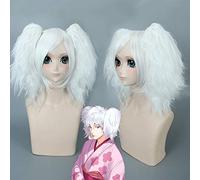 Perruque d'Halloween tendance pour fête de Noël Gintama Sakata Gintoki Petit papier/noir entrepreneur argenté/argenté Toki