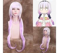 Perruque d'Halloween tendance pour fête de Noël Kobayashi Dragon Maid Full Protagonist Cos Perruque Kobayashi Nursery Kangna Fafuna Cos Perruque Couleur : Caikawa Riko