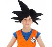 Perruque - Dragon Ball - Goku Saiyan Enfant Noire Noir G