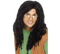 Perruque Dreadlock Noire Rasta Jamaïcaine Accessoire De Costume Pour Hommes