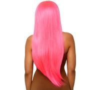 Perruque Droite Longue 33 Pouces - Rose
