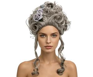 Perruque du 18e Siècle Costume colonial vintage du 18e siècle pour | Perruques années 60 accessoires cosplay Pour mascarade de rôle bal fête célébration carnaval scène