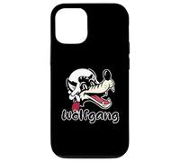 Perruque du 18ème siècle avec Le nom de Loup Wolfgang et Mozart Coque pour iPhone 12/12 Pro